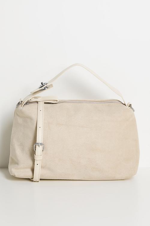 Alora Slouch Shoulder Bag - Cream