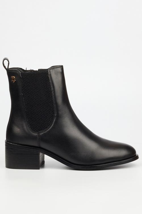 Marcella 1 leather ankle boot - black
