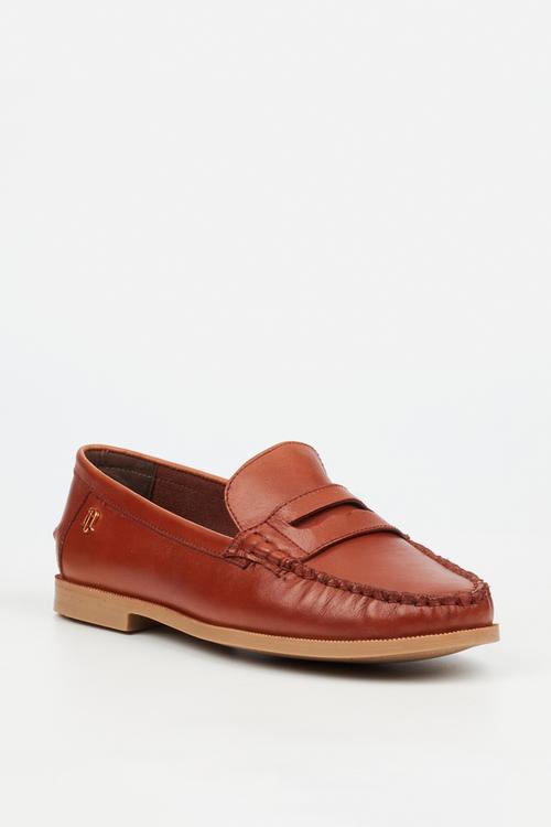 Sanchia 1 leather loafer  - tan