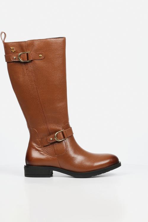 Santiago 1 leather riding boot - tan