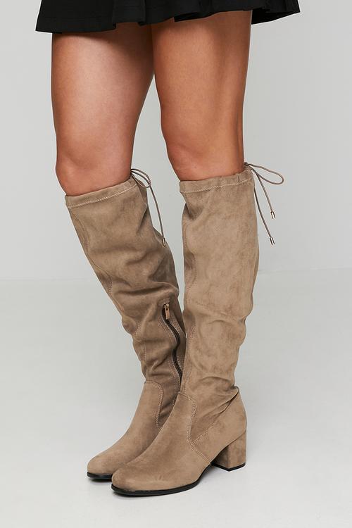 Orchard over the knee boot - taupe
