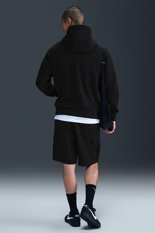 NSW  Club Futura Logo Fleece Hoodie   - Black