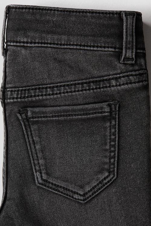 Super soft flared leg jeans - black