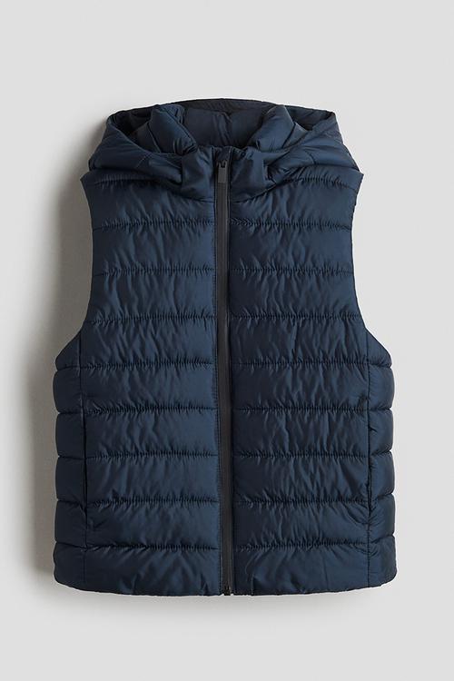 Puffer gilet - navy blue