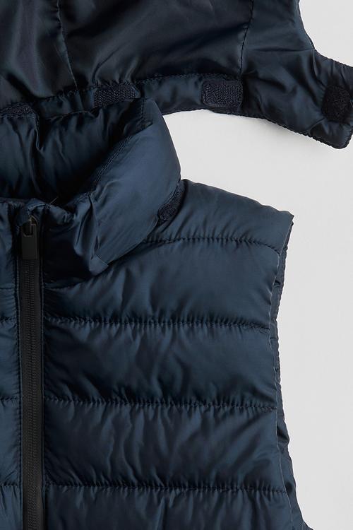 Puffer gilet - navy blue