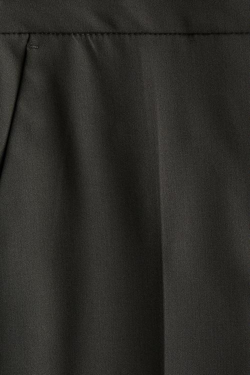 Straight crease-leg trousers - dark green