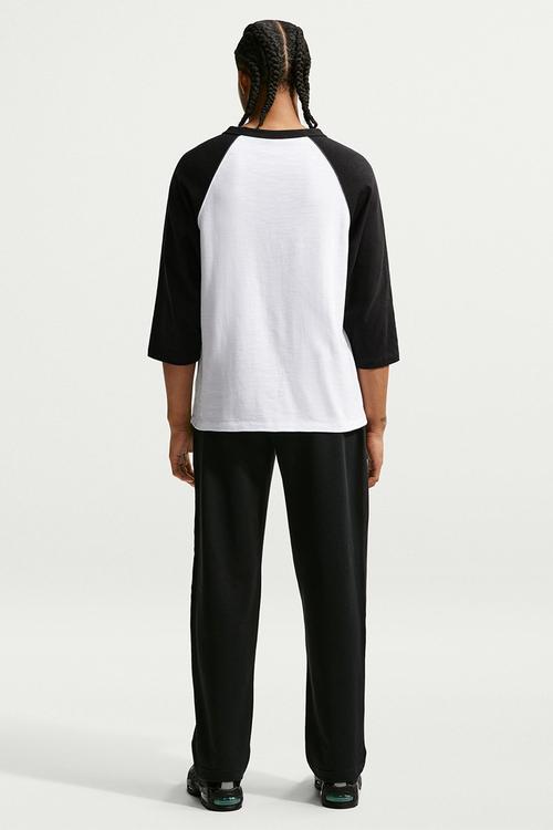 NSW Club  Knit Open-Hem Pants - Black