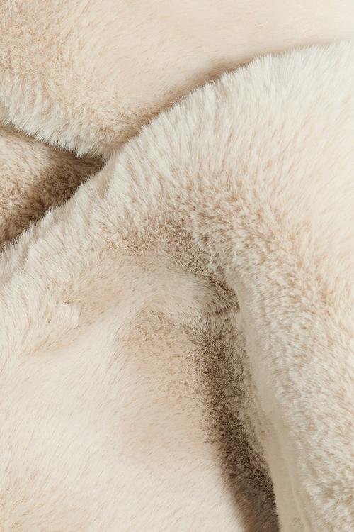 Fluffy scarf - light beige
