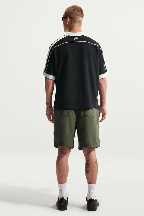NSW Club Oversized Short-Sleeve  Futbol Polo - Black