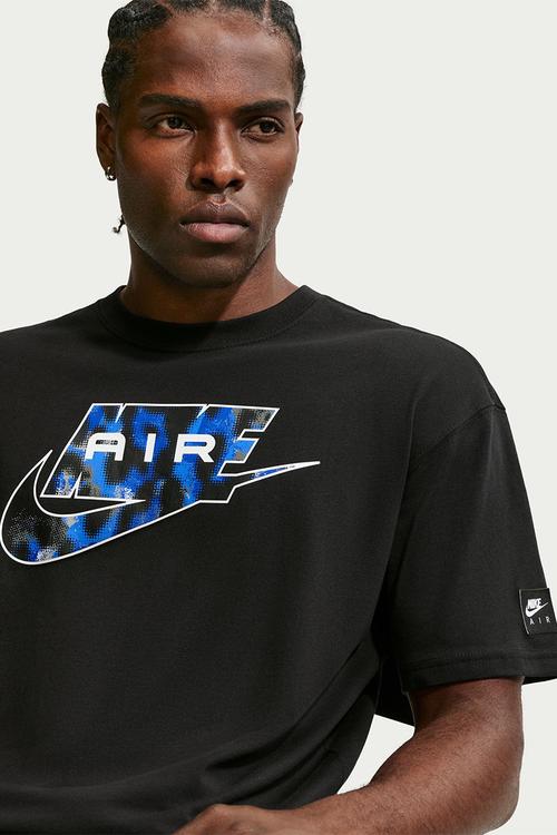 NSW  AIR  Loose AOP Tee  - Black