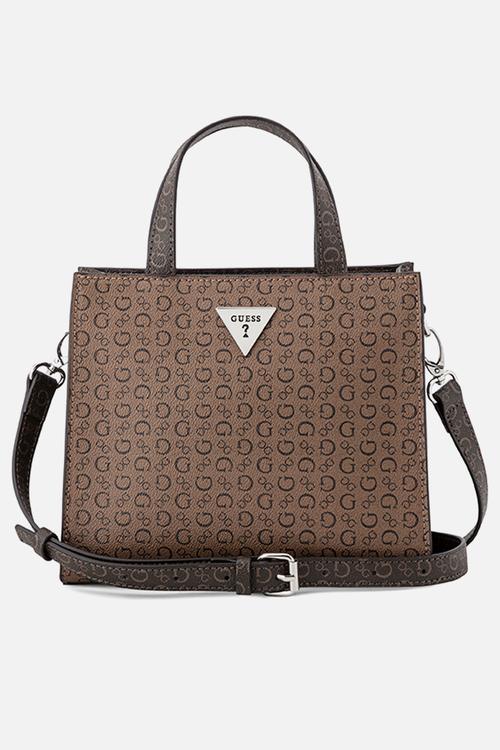 Lacy satchel bag- coal