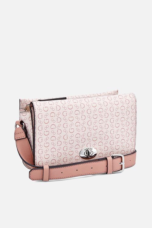 Burnaby Mini Crossbody Flap Bag - Light Rose