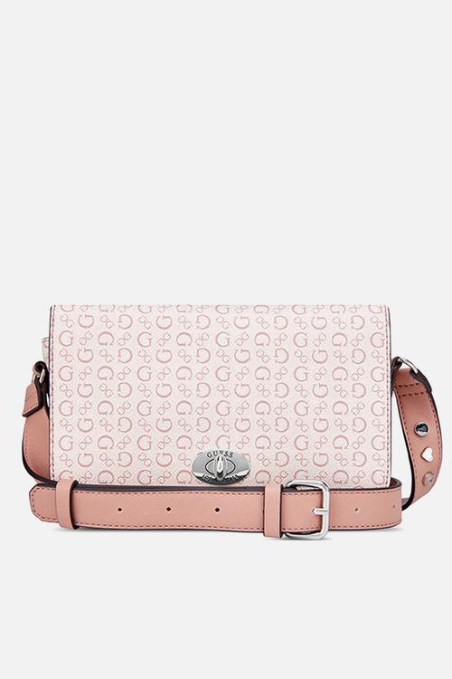 Burnaby Mini Crossbody Flap Bag - Light Rose