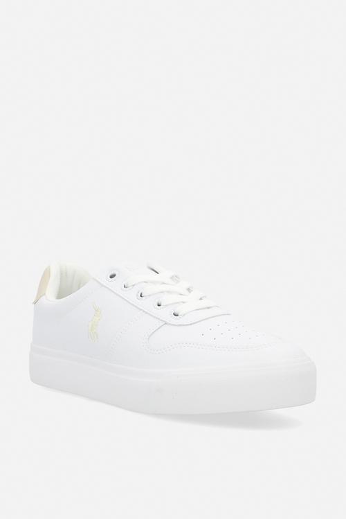 Action leather sneaker - white