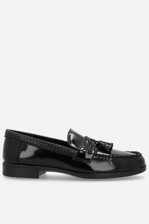 Crouch  Tassel Loafer - black