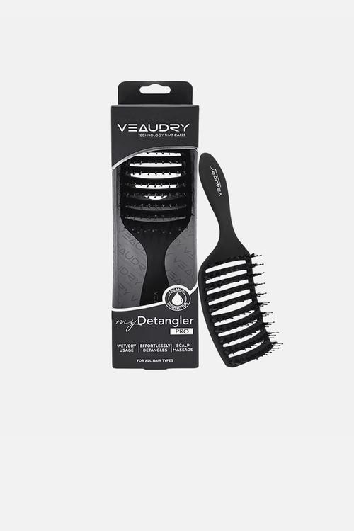 myDetangler Pro Hair Brush - Black