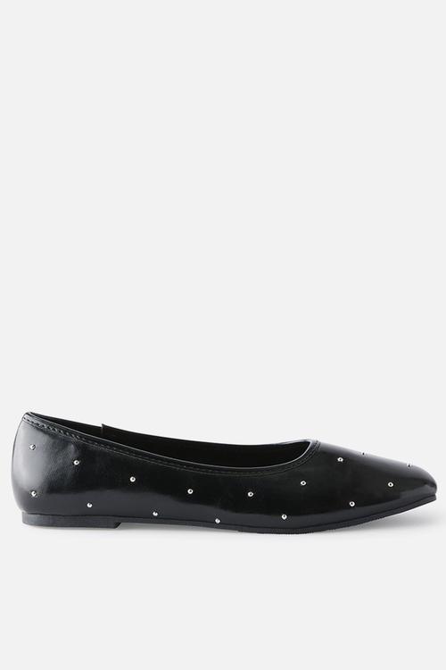 Frankie ballet - black studded