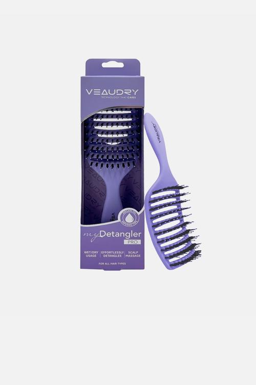 myDetangler Pro Hair Brush - Purple