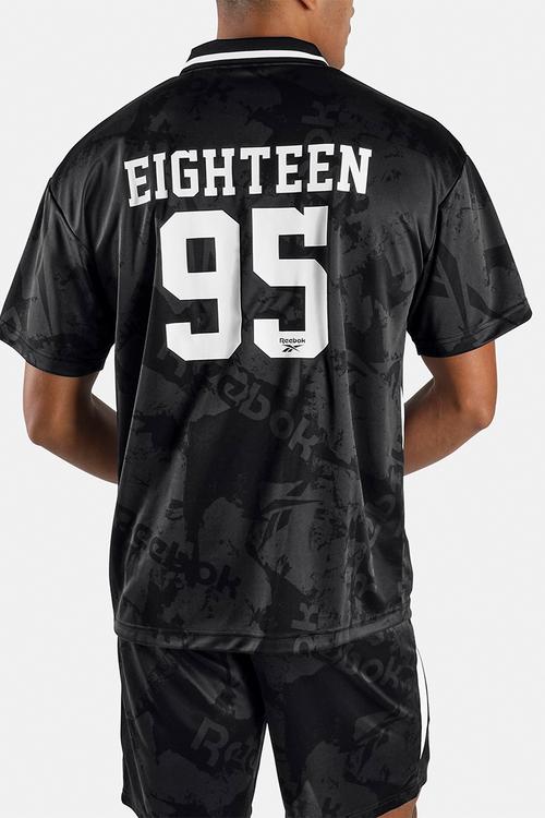 STREET SPORT FOOTBALL JERSEY - BLACK/WHITE