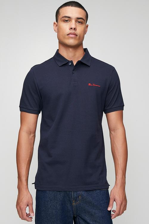 Ben Polo short sleeve - Navy