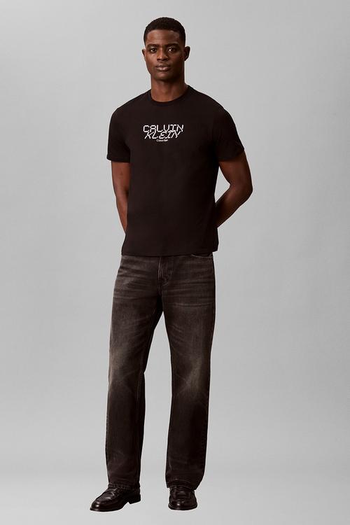 Ss 30S Whsl Sp Calvin Futura Graphic Tee - Black