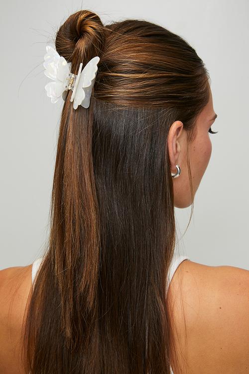Darcy Claw Clip Set - Cream