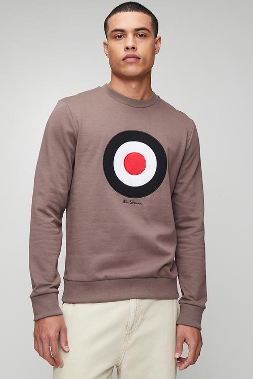 Target Crew Sweater - Cocoa Powder