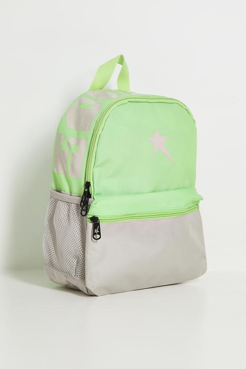 Yuri  e85824 nylon backpack - pastel green/off white