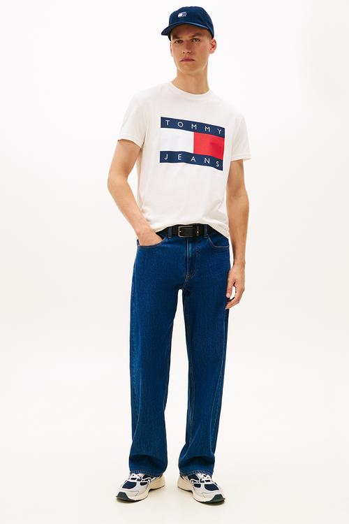 Tjm Reg Big Flag Ss Tee Ext - Ancient White