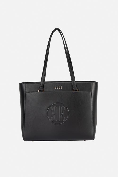 Embossed Tote - Black