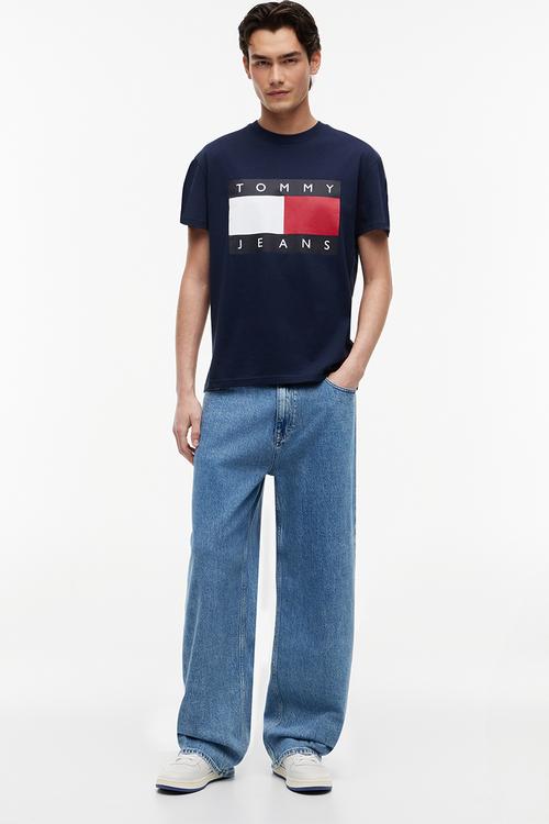 Tjm Reg Big Flag Ss Tee Ext - Dark Night Navy