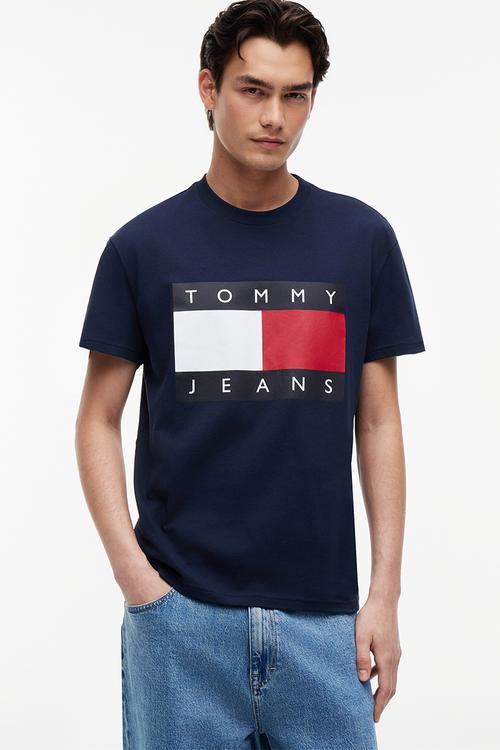 Tjm Reg Big Flag Ss Tee Ext - Dark Night Navy