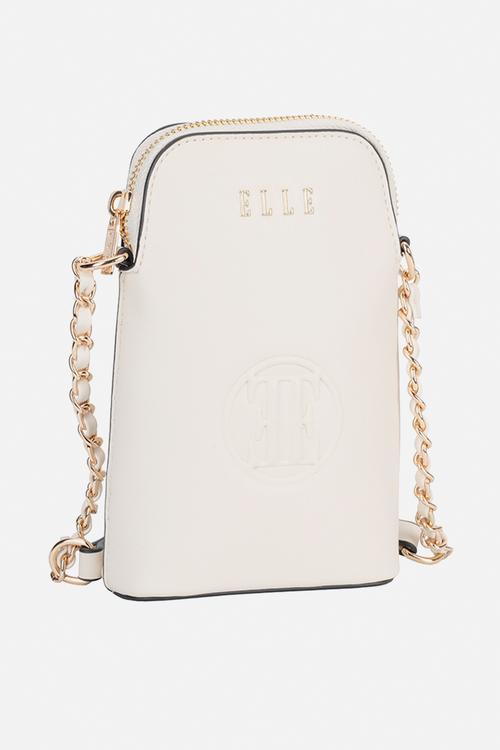 Embossed Phone Sling - Off White