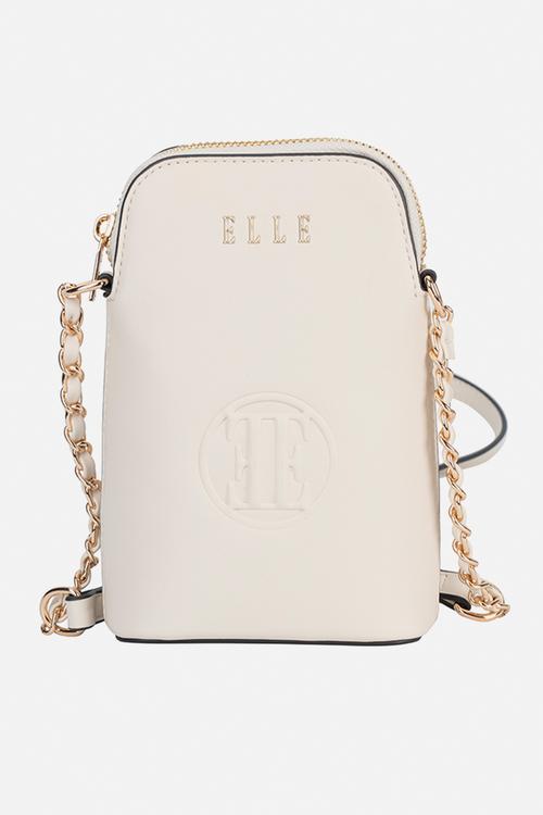 Embossed Phone Sling - Off White