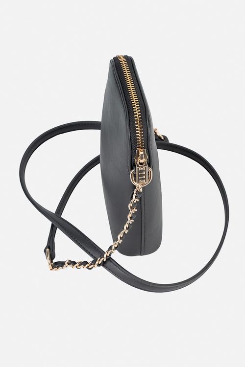 Embossed Phone Sling - Black