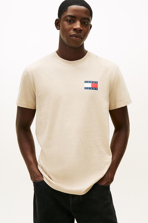 Tjm Slim Essential Flag Tee Ext - Gulf Sand