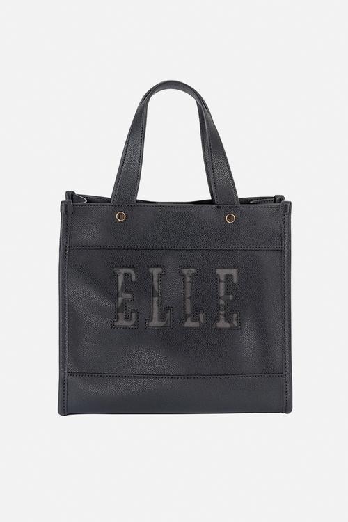 Cut Out Small Shopper - Black