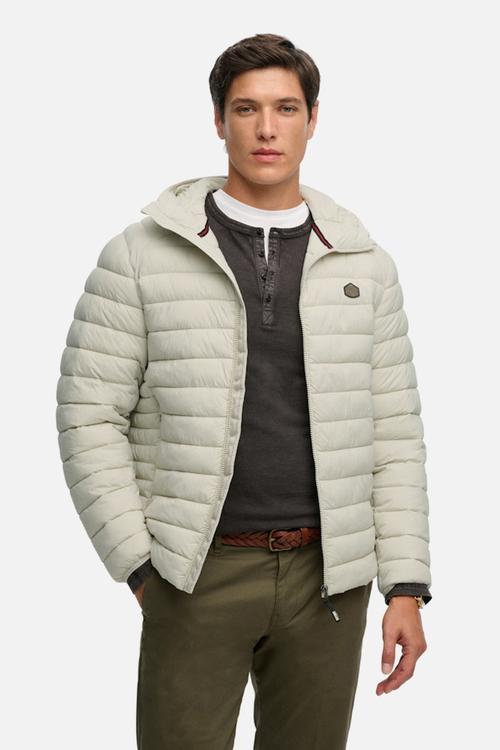 HOODED FUJI LITE JACKET  - Light Stone Beige