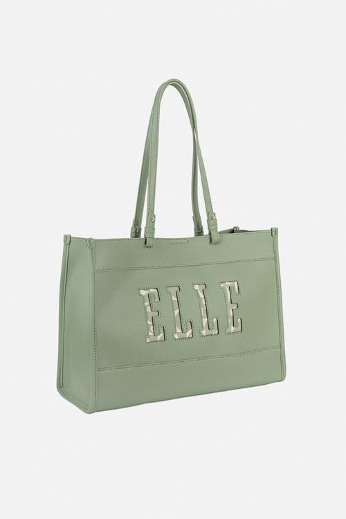 Cut Out Tote - Green