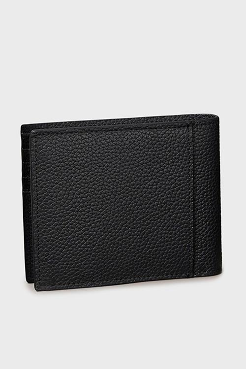 Foil Emboss Ew Bill Fold - Black