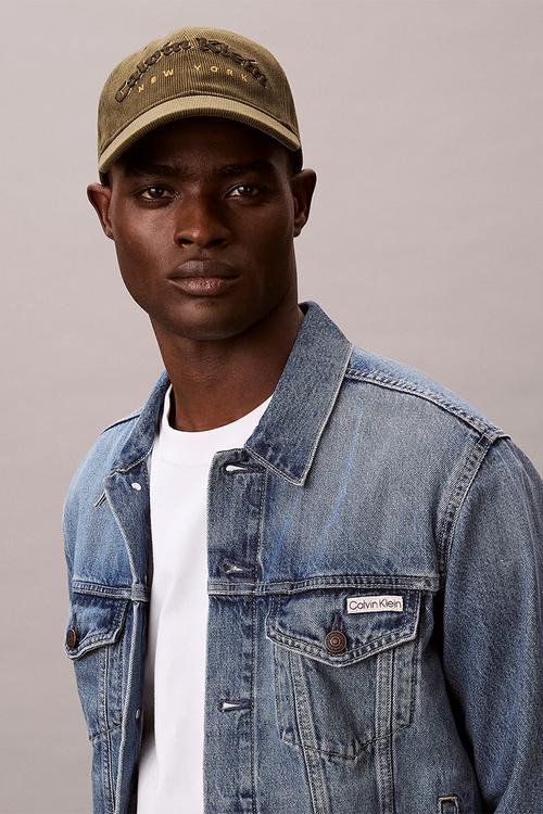 Corduroy Graphic Baseball Cap - Medieval Forest