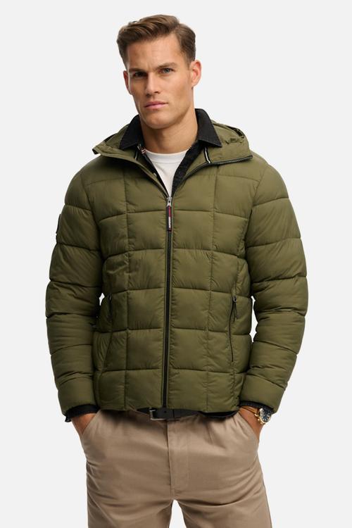 HOOD BOX QUILT FUJI LITE JKT  - Chive Green