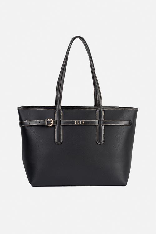 Belt Buckle Tote - Black