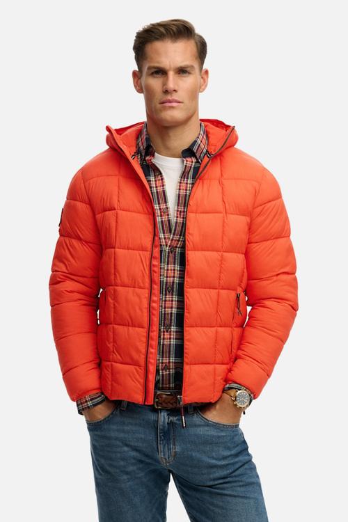 HOOD BOX QUILT FUJI LITE JKT  - Peak Orange