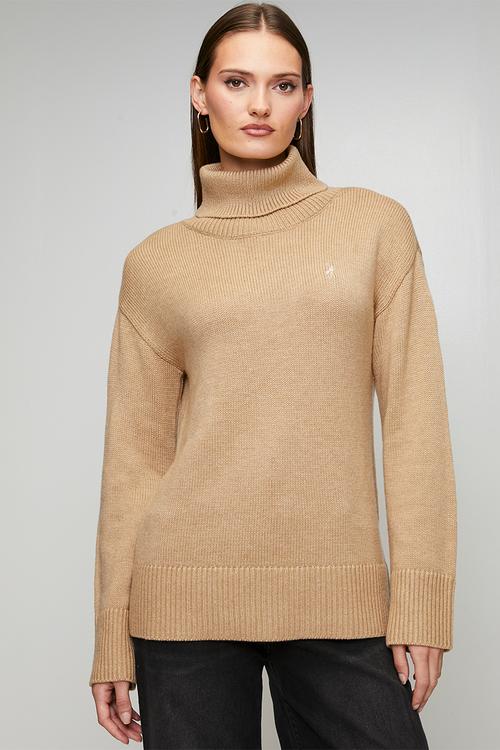 Wmn May Ls Relaxed Jersey - Oatmeal
