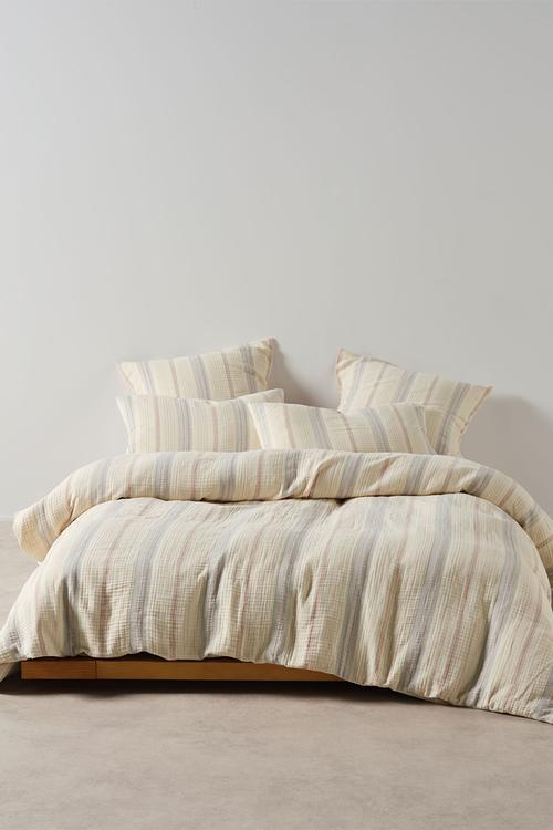 Coolum Duvet Cover Set - Silver