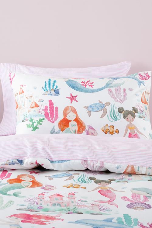 Mermaid Splash Duvet Cover Set - Multi