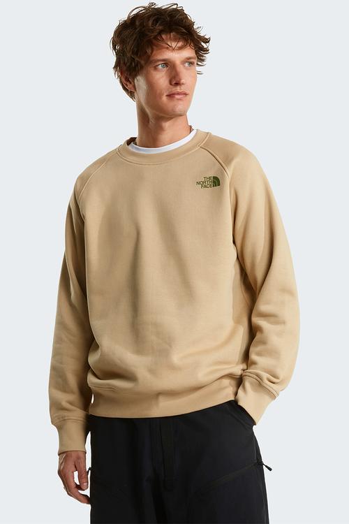 Raglan Box Nse Regular Crew Sweatshirt  - Khaki Stone