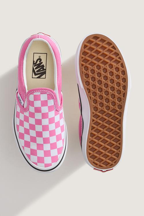 Classic slip-on - checkerboard pink fizz