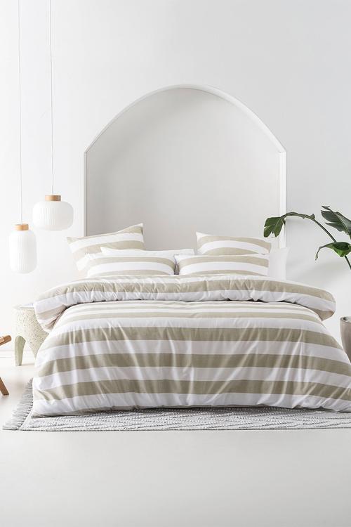 Sydney Duvet Cover Set - Stone